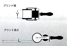 ハンドプリンティングローラー